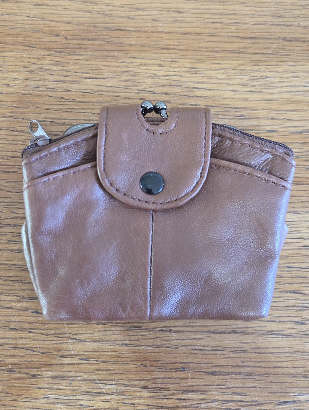 Vintage Itz Magic Studios Lambskin Blend Brown Wallet